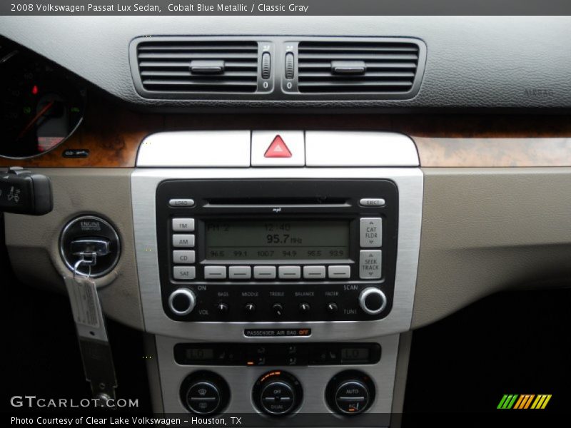 Cobalt Blue Metallic / Classic Gray 2008 Volkswagen Passat Lux Sedan