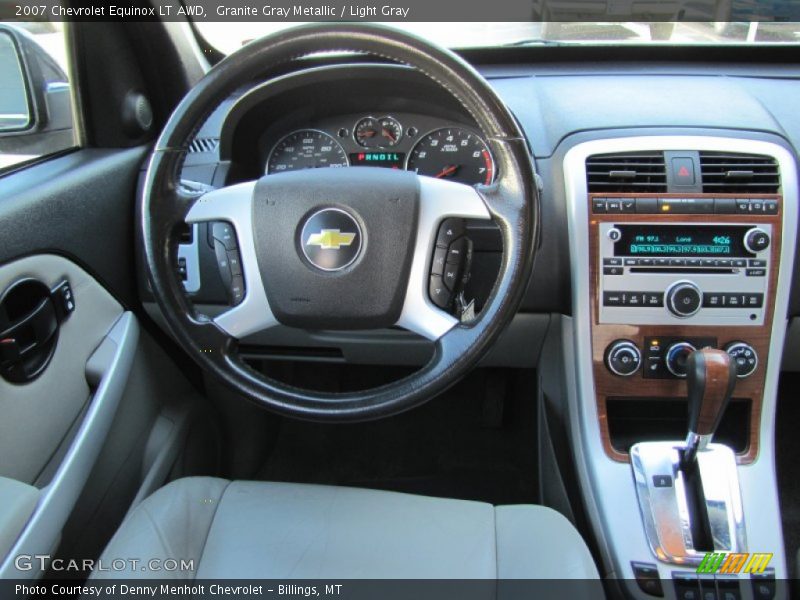 Granite Gray Metallic / Light Gray 2007 Chevrolet Equinox LT AWD