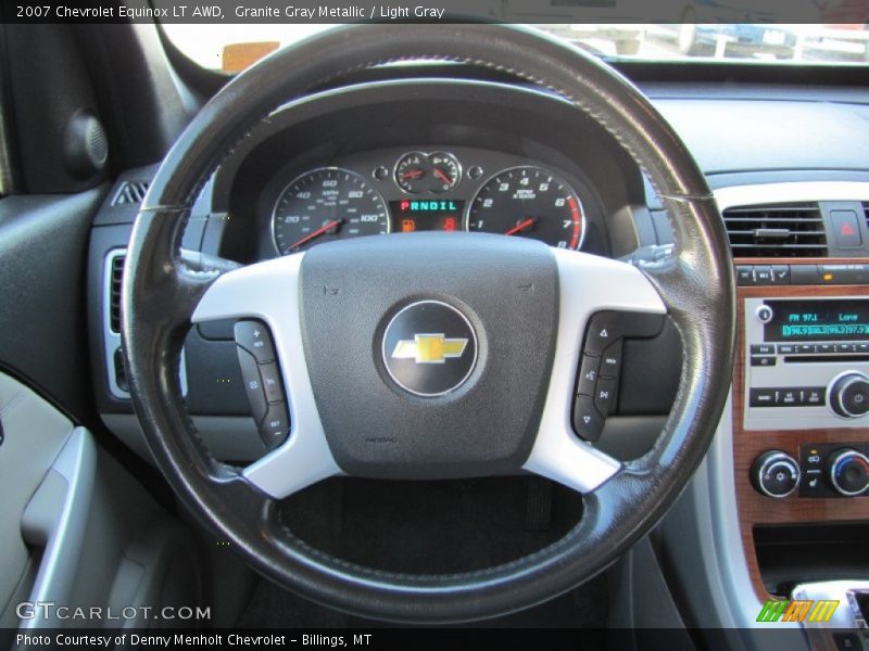 Granite Gray Metallic / Light Gray 2007 Chevrolet Equinox LT AWD