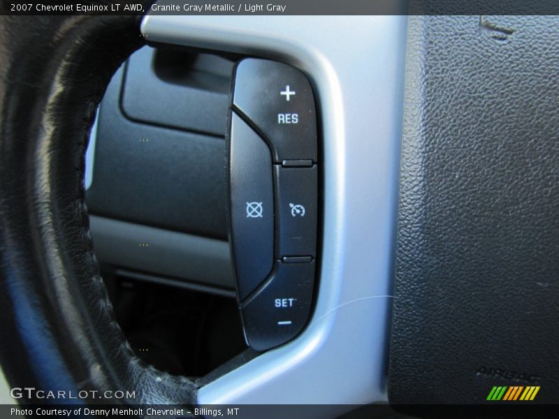 Granite Gray Metallic / Light Gray 2007 Chevrolet Equinox LT AWD