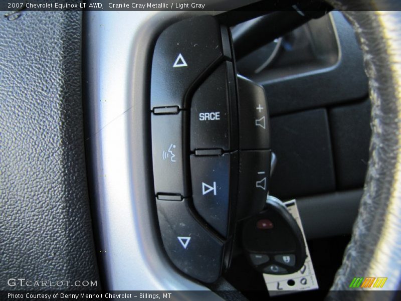 Granite Gray Metallic / Light Gray 2007 Chevrolet Equinox LT AWD