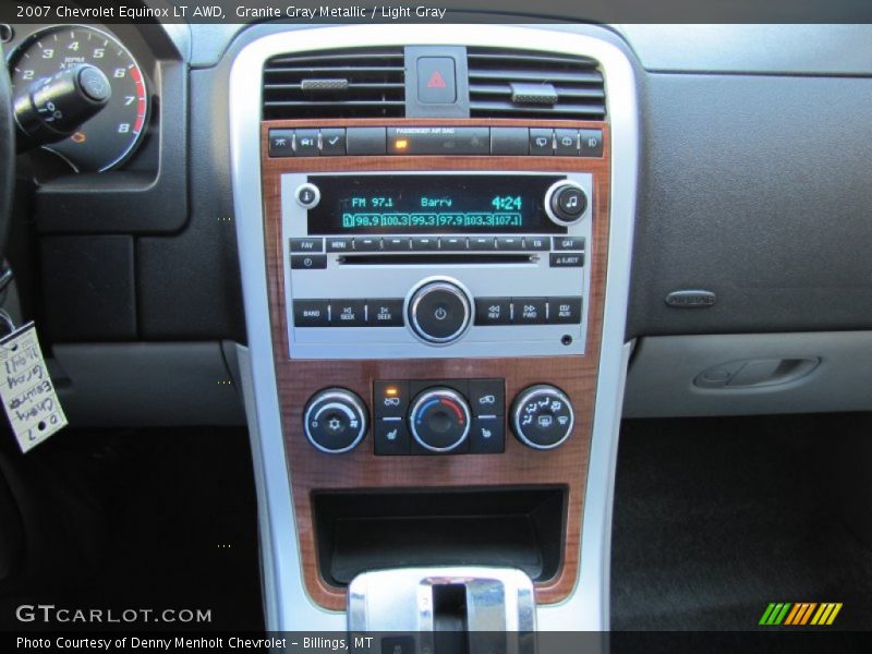 Granite Gray Metallic / Light Gray 2007 Chevrolet Equinox LT AWD