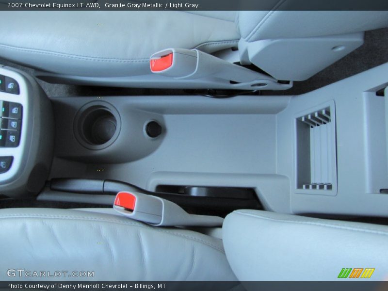 Granite Gray Metallic / Light Gray 2007 Chevrolet Equinox LT AWD