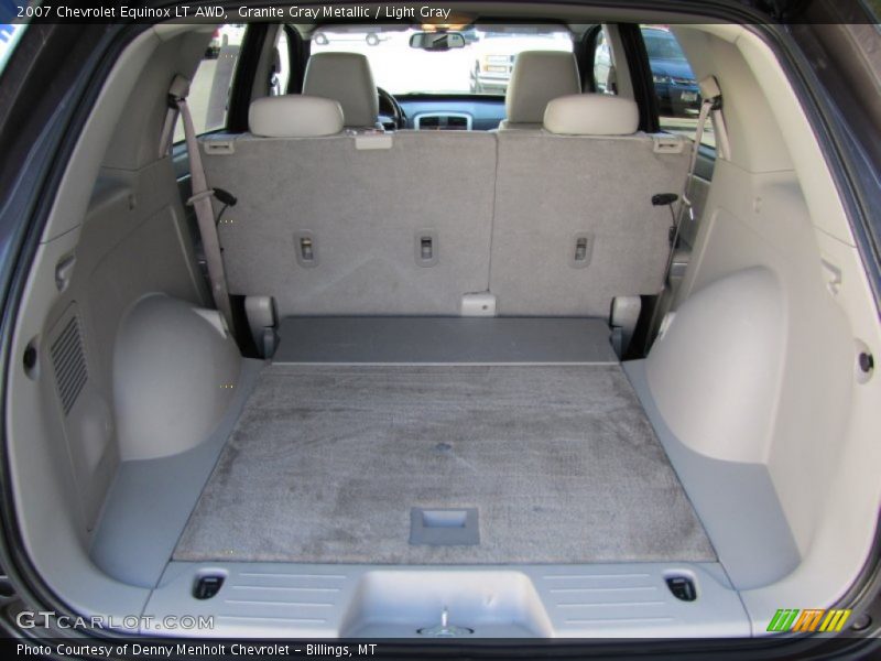 Granite Gray Metallic / Light Gray 2007 Chevrolet Equinox LT AWD