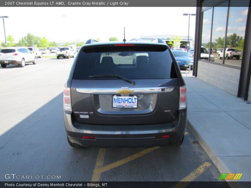 Granite Gray Metallic / Light Gray 2007 Chevrolet Equinox LT AWD