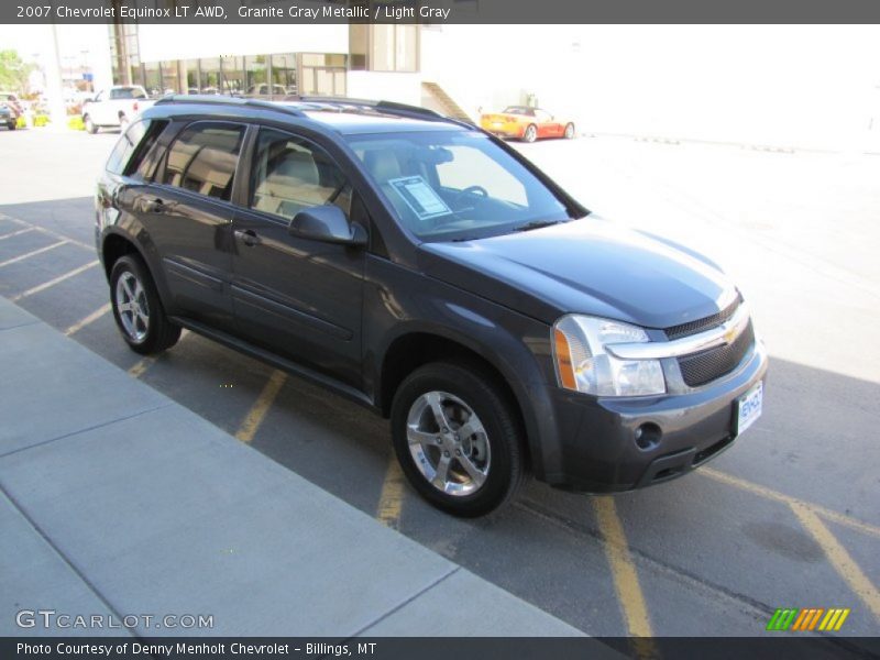 Granite Gray Metallic / Light Gray 2007 Chevrolet Equinox LT AWD
