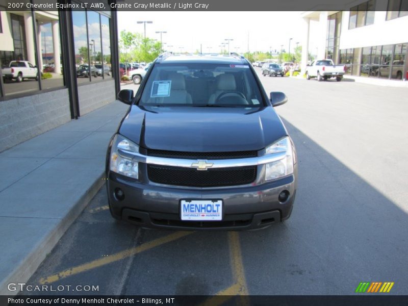 Granite Gray Metallic / Light Gray 2007 Chevrolet Equinox LT AWD