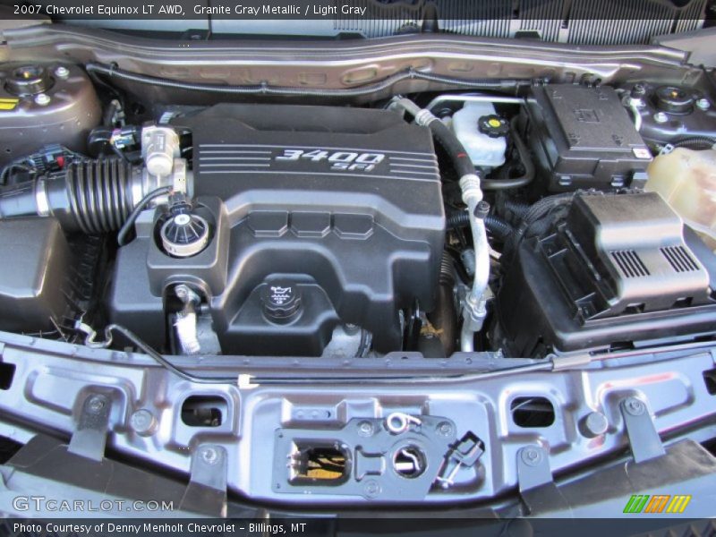 Granite Gray Metallic / Light Gray 2007 Chevrolet Equinox LT AWD