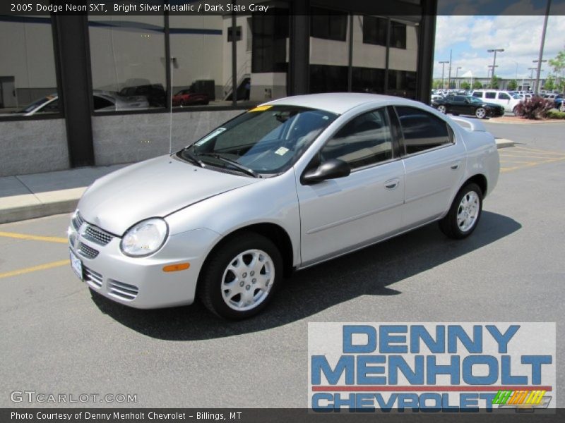 Bright Silver Metallic / Dark Slate Gray 2005 Dodge Neon SXT