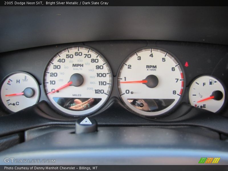 Bright Silver Metallic / Dark Slate Gray 2005 Dodge Neon SXT