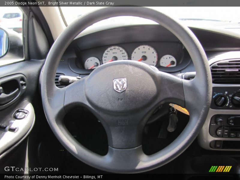 Bright Silver Metallic / Dark Slate Gray 2005 Dodge Neon SXT