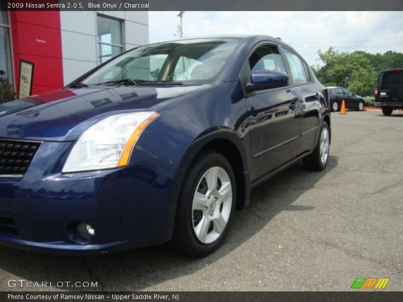 Blue Onyx / Charcoal 2009 Nissan Sentra 2.0 S