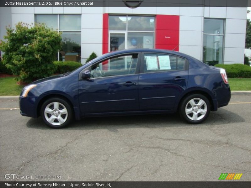 Blue Onyx / Charcoal 2009 Nissan Sentra 2.0 S