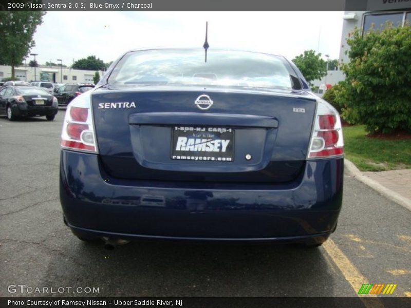 Blue Onyx / Charcoal 2009 Nissan Sentra 2.0 S