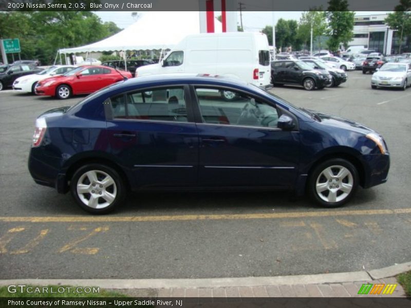 Blue Onyx / Charcoal 2009 Nissan Sentra 2.0 S
