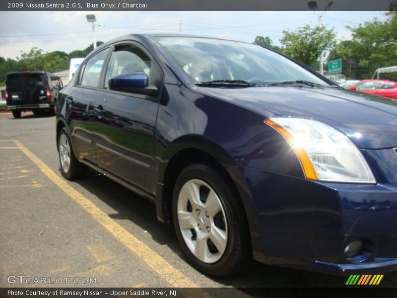 Blue Onyx / Charcoal 2009 Nissan Sentra 2.0 S