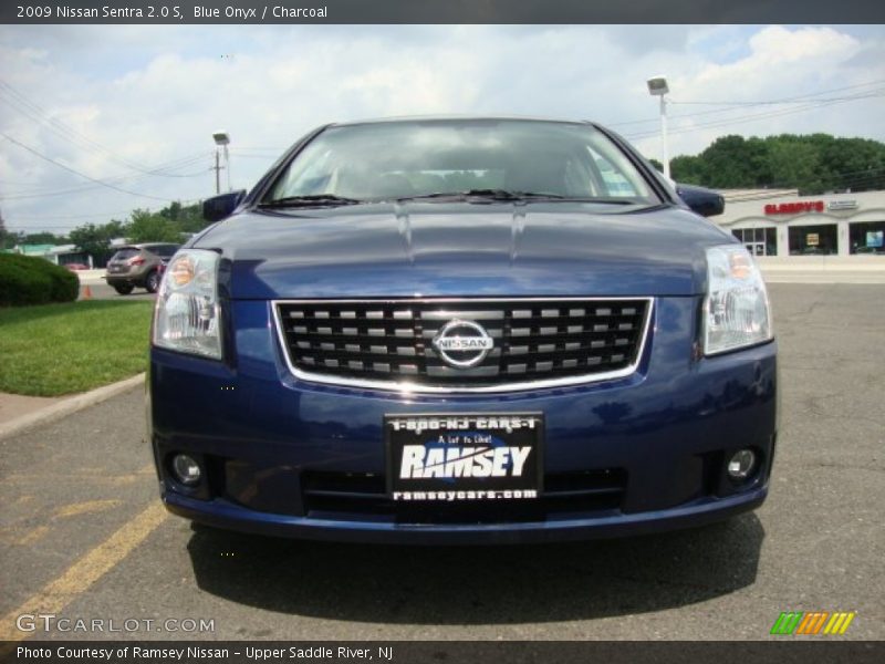 Blue Onyx / Charcoal 2009 Nissan Sentra 2.0 S