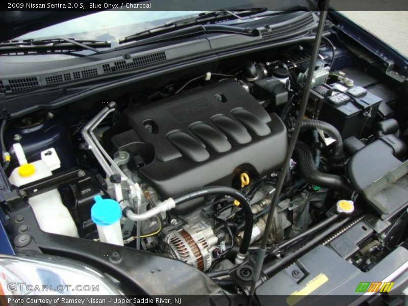 Blue Onyx / Charcoal 2009 Nissan Sentra 2.0 S