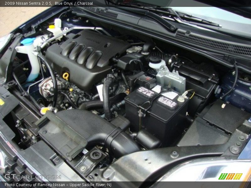 Blue Onyx / Charcoal 2009 Nissan Sentra 2.0 S