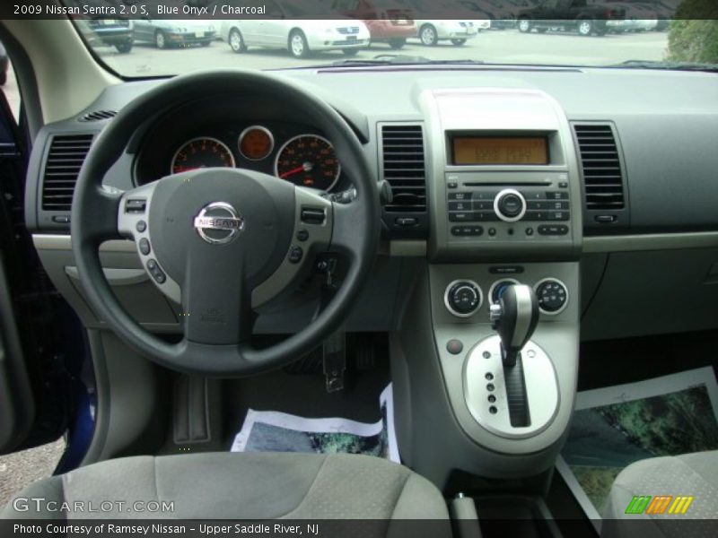 Blue Onyx / Charcoal 2009 Nissan Sentra 2.0 S