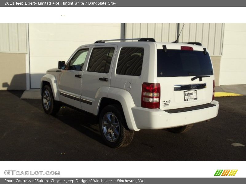 Bright White / Dark Slate Gray 2011 Jeep Liberty Limited 4x4