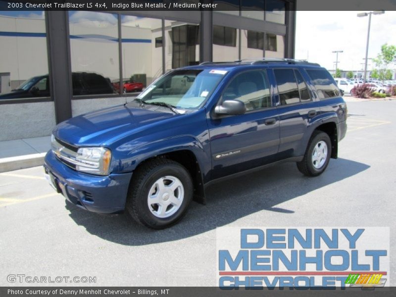 Indigo Blue Metallic / Medium Pewter 2003 Chevrolet TrailBlazer LS 4x4