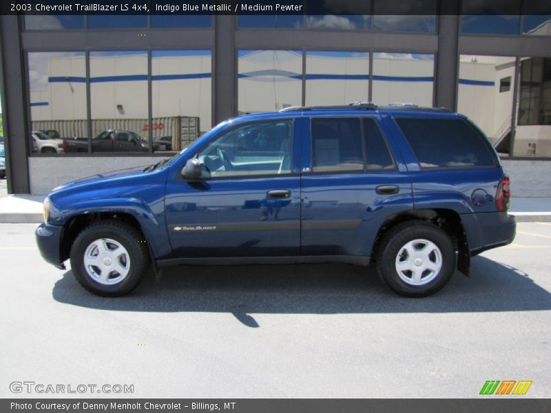 Indigo Blue Metallic / Medium Pewter 2003 Chevrolet TrailBlazer LS 4x4