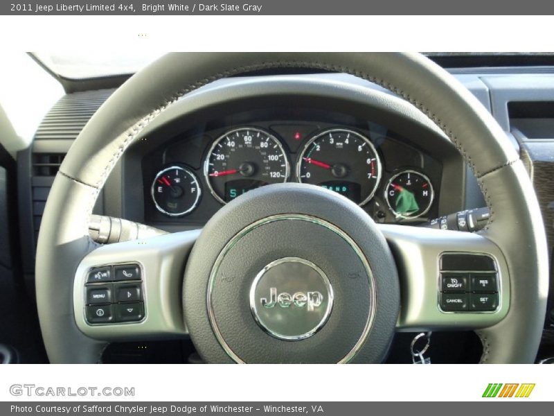 Bright White / Dark Slate Gray 2011 Jeep Liberty Limited 4x4