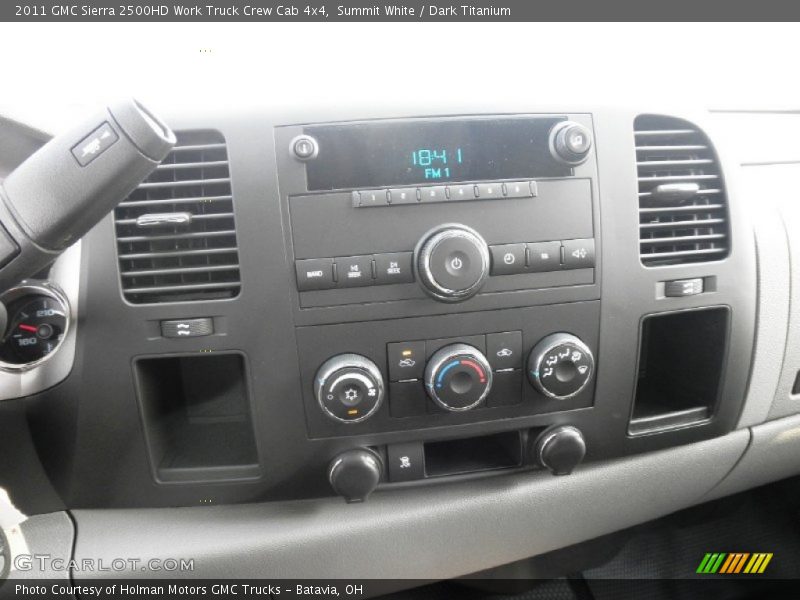 Summit White / Dark Titanium 2011 GMC Sierra 2500HD Work Truck Crew Cab 4x4