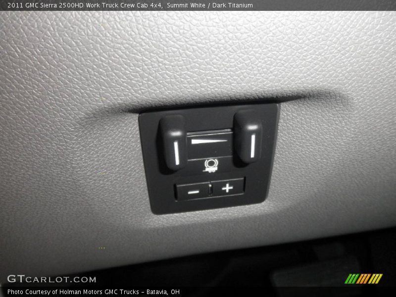 Summit White / Dark Titanium 2011 GMC Sierra 2500HD Work Truck Crew Cab 4x4