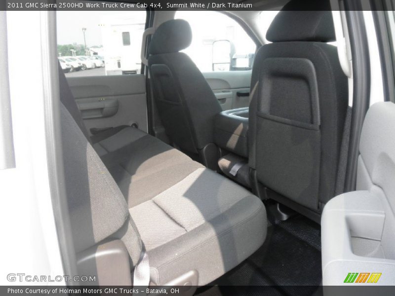 Summit White / Dark Titanium 2011 GMC Sierra 2500HD Work Truck Crew Cab 4x4