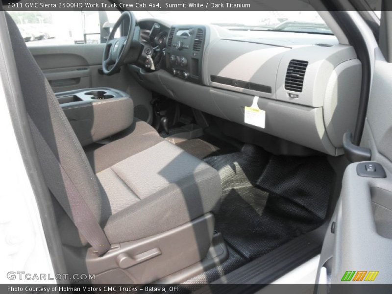 Summit White / Dark Titanium 2011 GMC Sierra 2500HD Work Truck Crew Cab 4x4