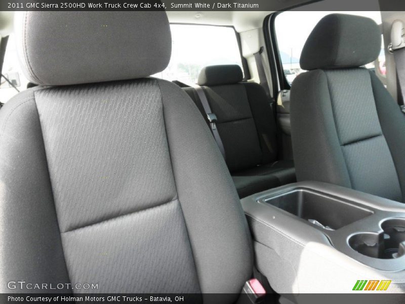 Summit White / Dark Titanium 2011 GMC Sierra 2500HD Work Truck Crew Cab 4x4