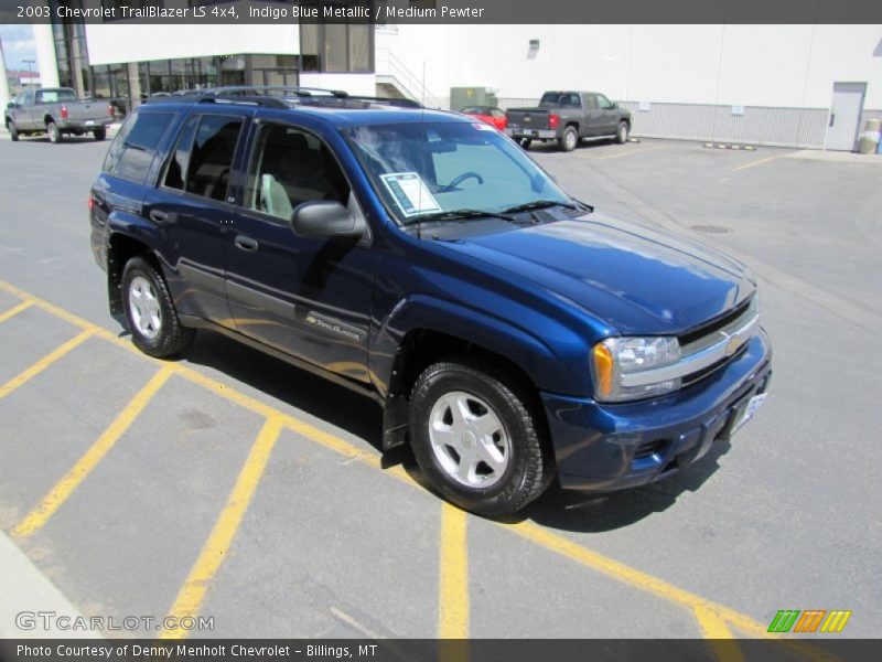 Indigo Blue Metallic / Medium Pewter 2003 Chevrolet TrailBlazer LS 4x4