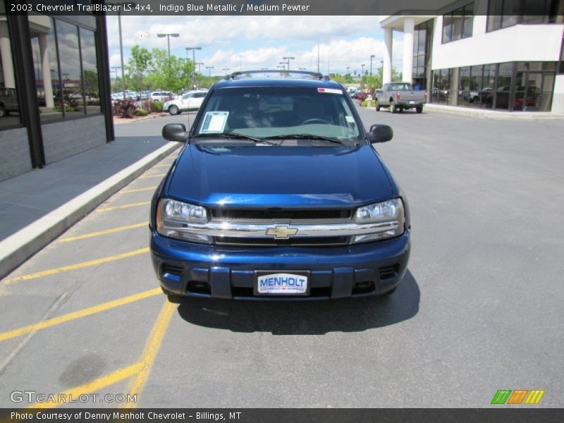 Indigo Blue Metallic / Medium Pewter 2003 Chevrolet TrailBlazer LS 4x4