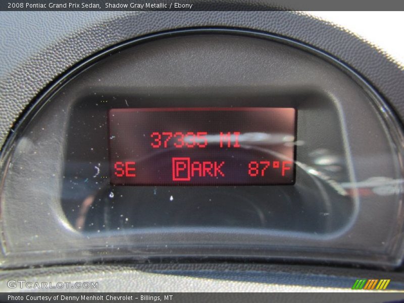 Shadow Gray Metallic / Ebony 2008 Pontiac Grand Prix Sedan