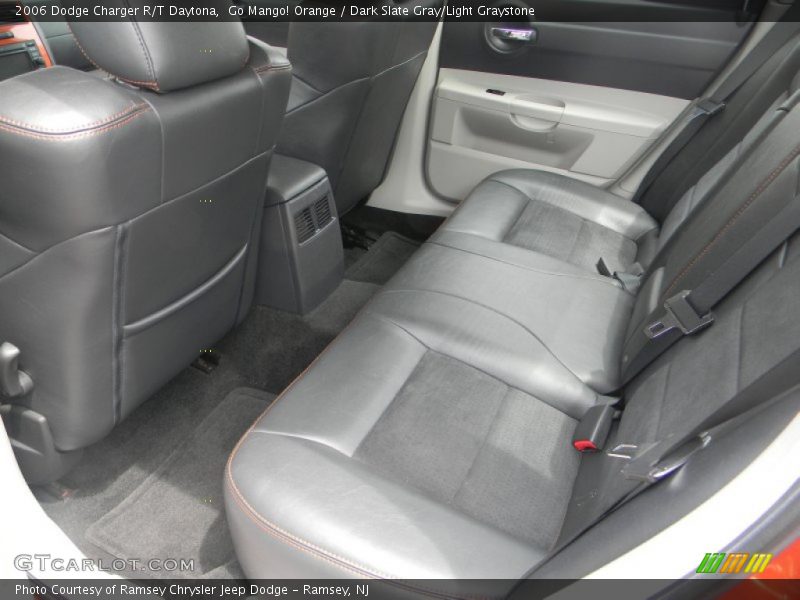 Go Mango! Orange / Dark Slate Gray/Light Graystone 2006 Dodge Charger R/T Daytona