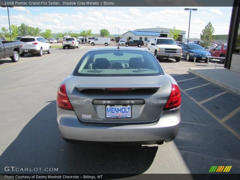 Shadow Gray Metallic / Ebony 2008 Pontiac Grand Prix Sedan