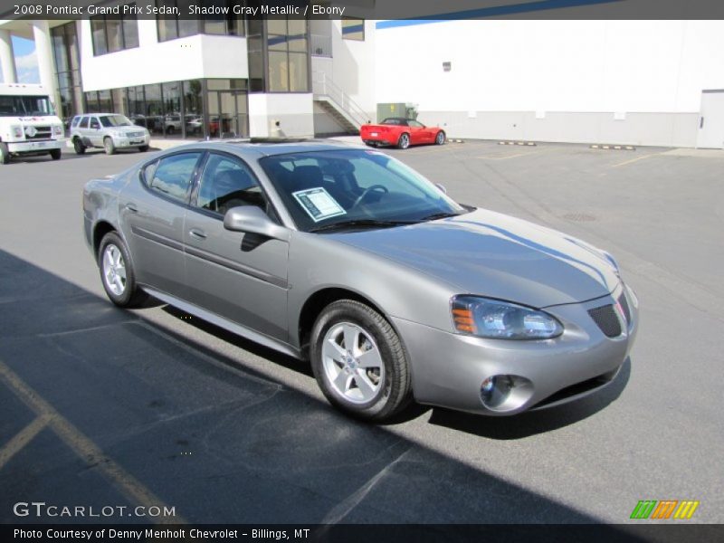 Shadow Gray Metallic / Ebony 2008 Pontiac Grand Prix Sedan