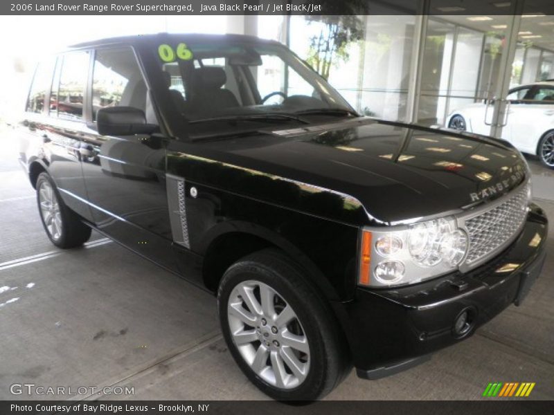 Java Black Pearl / Jet Black/Jet 2006 Land Rover Range Rover Supercharged