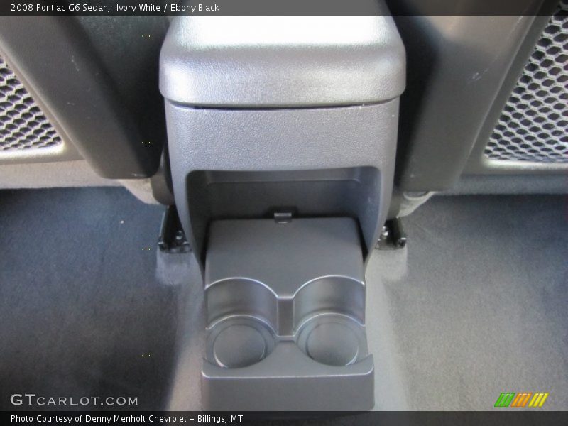 Ivory White / Ebony Black 2008 Pontiac G6 Sedan