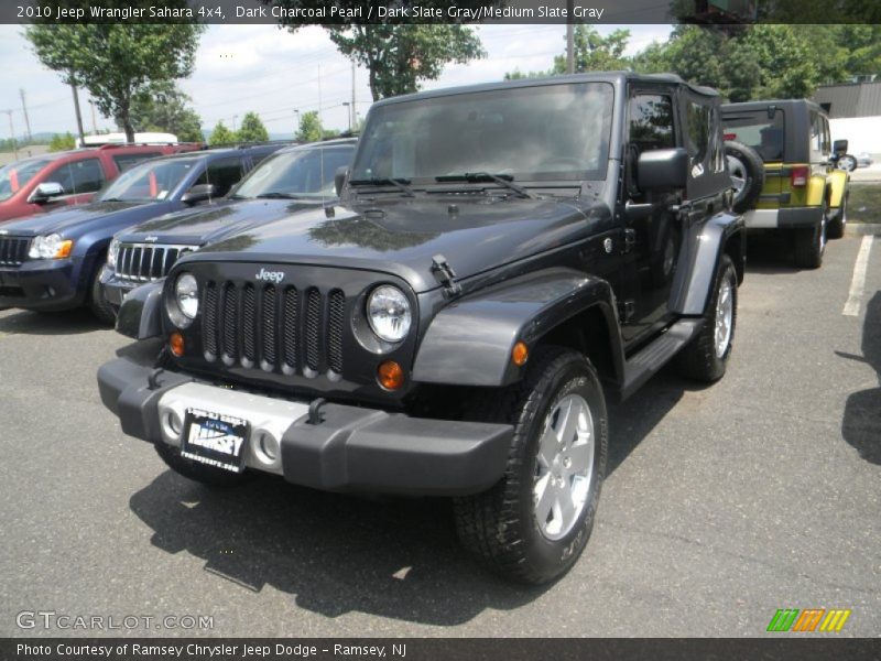 Dark Charcoal Pearl / Dark Slate Gray/Medium Slate Gray 2010 Jeep Wrangler Sahara 4x4