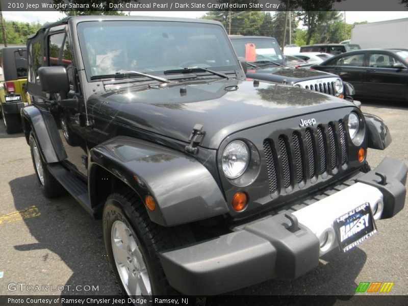 Dark Charcoal Pearl / Dark Slate Gray/Medium Slate Gray 2010 Jeep Wrangler Sahara 4x4