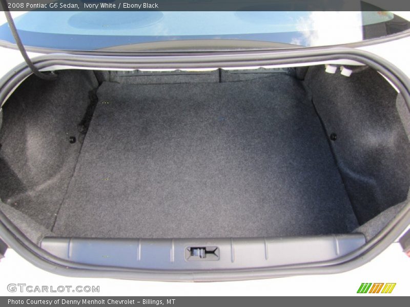 Ivory White / Ebony Black 2008 Pontiac G6 Sedan