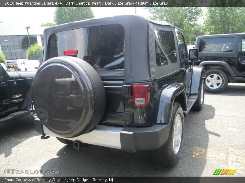 Dark Charcoal Pearl / Dark Slate Gray/Medium Slate Gray 2010 Jeep Wrangler Sahara 4x4