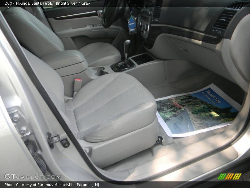 Bright Silver / Gray 2007 Hyundai Santa Fe SE