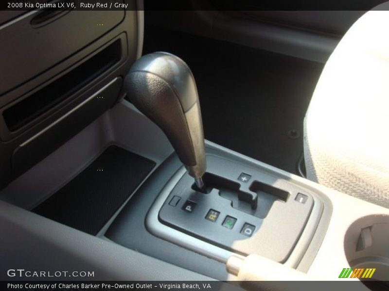 Ruby Red / Gray 2008 Kia Optima LX V6