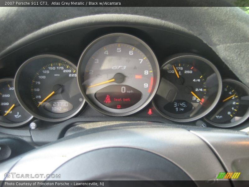 Atlas Grey Metallic / Black w/Alcantara 2007 Porsche 911 GT3