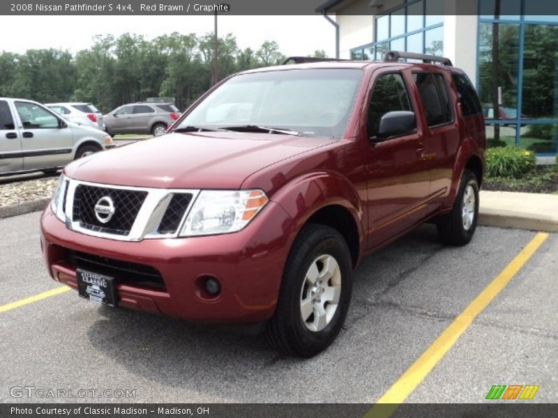 Red Brawn / Graphite 2008 Nissan Pathfinder S 4x4