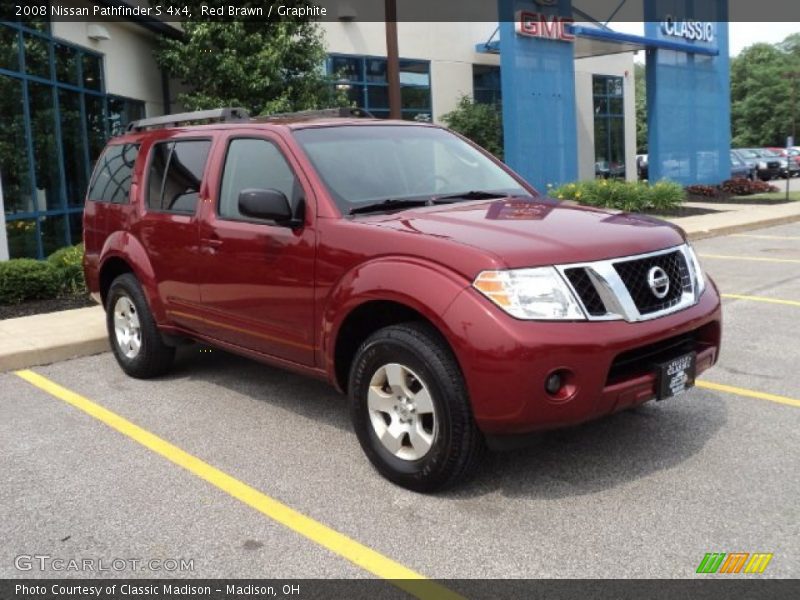 Red Brawn / Graphite 2008 Nissan Pathfinder S 4x4